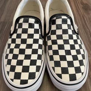 Basically new Vans, women size 7 or boys size 5.5